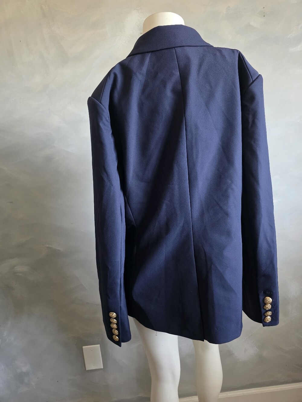 Quince Scuba Captain's Convertible Blazer Double Breast Nautical Style Jacket L - Picture 7 of 15